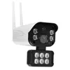 10 LED 300W WiFi Wireless Security IP Camera Monitor Visione notturna a colori - Spina americana