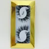 2 par / låda 25mm 6d Mink False Eyelash Lång tjock dramatisk Wispy Fluffy Full Strip Lashes Handgjorda! 6 stilar