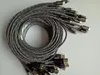 USB-kabel 1m 3FT 2M 6FT 3M 10FT Braid Micro USB-kabel 2.4A Fast Data Sync Typ C Laddningslinjer för telefon X Huawei P30 LG Android
