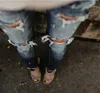 Damenjeans Herbst neuer Stil modern und trendig/Frauen zerrissene Jeans