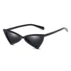 Luxe-Nouvelle arrivée triangle lunettes de soleil femmes oeil de chat vintage Noir léopard pas cher papillon lunettes de soleil femme Rétro Lunettes UV400