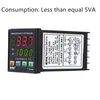 Freeshipping Digital LED Controlador de Temperatura PID + PT100 Sensor de Termistor RTD Sonda