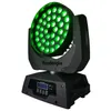 2ピース36 * 15W LED RGBAW 5IN1移動ヘッドDMX LYRE LEDウォッシュズームオーラLEDズーム移動ヘッドライト