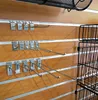 Slotted Hook Goods Shelves Shop Store Slatwall Single Hook 4 Size Supermarket Display Fitting Prong Hanger