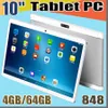 848 10" Zoll MTK6582 Octa Core 1,5 GHz Android 6.0 3G Telefonanruf Tablet PC GPS Bluetooth Wifi Dual Kamera 4 GB RAM 64 GB ROM G-10PB