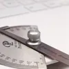 Vinkel Ruler Protractor Rostfritt stål linjal med 180 graders vinkel Square Woodworking 10cm vinkelmätverktyg goniometer