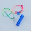 LED Light Up Whistle Colorful Luminous Noise Maker Bambini Giocattoli per bambini Festa di compleanno Novità Puntelli Forniture per feste di Natale HH7-1358