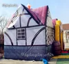 Customized Inflatable Public House 8m Long Blow Up Pub Tent Airblown Bar Cottage For Outdoor Party Event