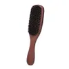 Mäns Beard Brush Comb trä manlig ansiktsrengöring hår mustasch rakborste för barber salong