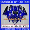 +鈴木ブラックホットGSXR 1000 1000CC GSX R1000 2005 2006 Bodywork 300 HM.55 GSX-R1000 GSXR-1000 1000 CC K5 GSXR1000 05 06フェアリング