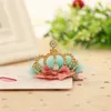 Diadema couronne enfants bébé plume pinces à cheveux pour filles épingles à cheveux accessoires de cheveux chapeaux enfants diadème lapin en peluche coiffure