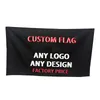 3x5 ft drapeau personnalisé 100d Polyester Brass Grommets de haute qualité CONCEPTION DE LOGO CUSSION CUSTUBLE Club de publicité sportive en plein air Club2299139