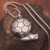 Charm Football Soccer Boots Shoes Basketball Pendant Necklace Men Boy Children Gift Neckor Sporty Style Association Jewelry