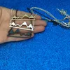 Hollow Mountain Peak Pendant Halsband med Silver Guldkedja Mode Hip Hop Smycken För Kvinnor Män Present Drop Ship