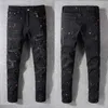 Fashion-Mens Designer lápis jeans letra impresso branco denim calças de moda roupas para macho frete grátis hip hop magro marca famosa