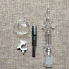 Mini somking tillbehör Nector Collectors Kit 10mm 14mm Joint Colored Tobacco Tools Nector Collector Small Glass Water Pipes Straw Oil Rigs With Box