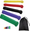 208cm Strength Resistance Band elastic latex fitness workout bodybuilding bands gym yoga pull up loop 5pcs set exercise belts equipment