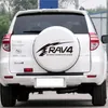 Para a Toyota carro adesivos refletivos RAV4 pneu sobressalente capa decalques