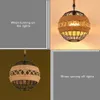 E27 Led light retro rope industrial wind chandelier for Internet cafe restaurant cafe bar ball personalized lamp