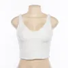 2019 mulheres de inverno cordeiro lã quente lã v neck tanques umbigo desencapado colete colhido sólido tops cami espessura camisole feminino veste de tubo feminino