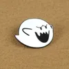 Lapela dos desenhos animados Pin Fantasma Esmalte Brooches Jogo Pins Denim Bag Buckle Botão Botão Distintivo Punk Jóias Presente Para Amigos