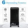 Warmtoo 에어컨 컨디셔닝 팬 가습기 휴대용 홈 전기 쿨러 인공 호흡기 에어컨 5 Ice Crystal351C