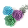 Eco-Friendly Artificial Rose Large Foam Flower Wedding Stage Background Wall Decoration Paper flower Party Decor Diameter 15 25 32cm