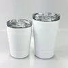 DIY التسامي 8oz tumblers الفولاذ المقاوم للصدأ بهلوان الاطفال الكؤوس السفر الاطفال زجاجة المياه سيارة البيرة القدح أكواب القهوة مع الأغطية