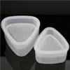 2 stks / set Pers Driehoekige DIY Sushi Mold Gereedschap Rijst Balvoedsel Onigiri Maker Mold Kit Japanse Keuken Bento Tool DBC BH3554