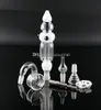 Nector Collector Kit Bong Nargile Tasarım İki Funcation 14mm Petrol Teçhizatları Cam Su Borusu