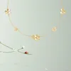 925 Sterlikgn zilveren merk ketting sieraden neutrale stijl vier blad bloem ketting klaver sieraden met diamanten bruiloft cadeau8593928