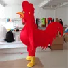 2019 Factory Cutest White Red Black Yellow Chicken Mascot Costume Cartoon Costume Birthday Party Masquerad221i