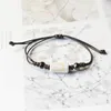 12 Constellations Rope Armband för män Kvinnor Par Armband Handgjorda Keramiska Charm Armband Zodiac Bangle Par Smycken Gåvor