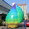 wholesale Colorful Inflatable Balloon Conch With High Quality Strip For Huge Mall's Marine theme Decoration