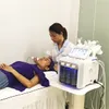 6 em 1 H2 O2 Hydra dermoabrasão Peel Facial máquina funcional para Spa