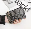 DHL 50PCS Snakeskin Coin Purses Women PU Ultra-Thin Short Flap Min Plånbok med Tassel