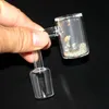 Wasserpfeifen Thermochrome Quarz-Banger-Nägel Sandfarbe Wechselnder Doppel-Banger 2 mm dick männlich weiblich 10 14 mm 18 mm für Glasbong-Dab-Rig