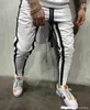 Mens Pants Long Dawstring Sweatpants Side Striped Patchwork Casual Retro Trousers Man Pants M2XL3030570