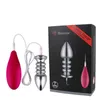 Unisex ânus e Vagina10 Velocidades de vibração Anal Beads Butt Plug metal Prostate Massager do ânus Vibrador plug Sex Toys Erotic produtos