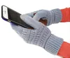 CC Knitting Touch Screen Rękawice pojemnościowe rękawiczki CC Kobiety zimowe wełniane rękawiczki Antiskid Telefingers Glove Prezenty świąteczne