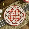 뼈 중국 서양 식기 세트 58 PCS 세라믹 식탁 중국의 붉은 색 도자기 접시와 접시 컵과 접시 키트 선물 세트