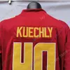 2020 Neue NCAA Boston College-Trikots 40 Luke Kuechly Fußballtrikot Rot Größe Jugend Erwachsene Alle genähten Stickereien