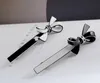 10X3CM clip per capelli farfalla in acrilico bianco e nero con una parola clip per capelli per le donne preferite Articoli classici di moda Gioielli headd267I