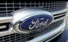 Ford Front Grill Heckklappe Emblem, oval 6 "x2.4", dunkelblaues Aufkleber Abzeichenanzeigeschild für 07-10 Rand, 05-11 Escape, 06-10 Explorer, 05-11 Expedit