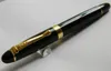 Stylos à plume Jinhao 450 Black Metal Golden Clip Medium Nib Pen1