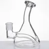 Mini Glass Bong Banger Banger Hanger Guardarci 14mm Giunto femminile 100% Alto tubo di acqua borosilicato del borosilicato DAB 921