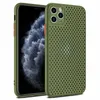 Wärmeableitung Mesh-Silikonhülle für iPhone 11 Pro Max X XR XS 7 8 Plus Atmungsaktive weiche TPU-Rückseite