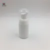 100pcs / lote vazio Rodada Branco HDPE 30ml ESPUMA garrafa, garrafa de líquido de limpeza facial MOUSSE GARRAFA