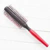 Roller Round Hair Brush Massage Comb DIY Frisyr Cuspidal Handle Detangle Hair Comb Hairbrush Styling Tool Hårborste