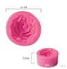 Dining 3D Rose Chocolate Mold Fondant Cake Decorating Tools Silicone Soap Mold Silicone Cake Mold XB1